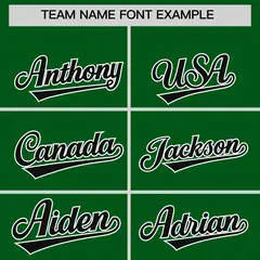 Green Color Block Varsity Letterman Jacket 3