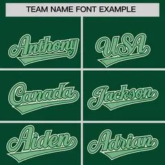 Green Cream Raglan Sleeves Two Tone Varsity Full-Snap Letterman Jacket Hoodie 5
