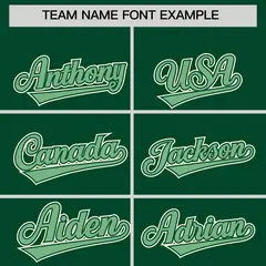 Green Cream Raglan Sleeves Two Tone Varsity Full-Snap Letterman Jacket Hoodie 5