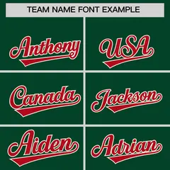 Green Cream-Red Raglan Three Stripes Varsity Letterman Jacket Hoodie 5