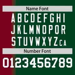 Green Crimson Pinstripe Gradient Baseball Jersey 4