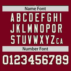 Green Crimson Pinstripe Raglan Sleeves Baseball Jersey 4