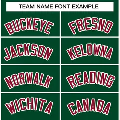 Green Crimson-White Raglan Varsity Full-Snap Letterman Jacket 3
