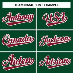 Green Crimson-White Raglan Varsity Full-Snap Letterman Jacket 3