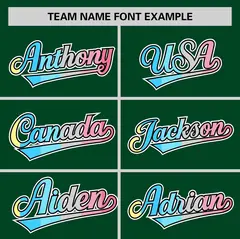 Green Genderflux Pride Month Classic Baseball Jersey 3