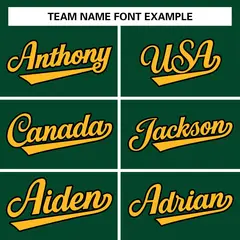 Green Gold-Black Classic Varsity Full-Snap Letterman Jacket 3