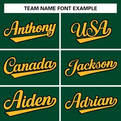 Green Gold-Black Classic Varsity Full-Snap Letterman Jacket 5