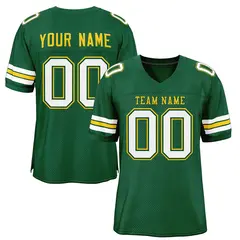 Green Gold-Green Classic Style Authentic Football Jersey 1