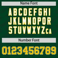 Green Gold L Pattern Varsity Raglan Letterman Jacket 4