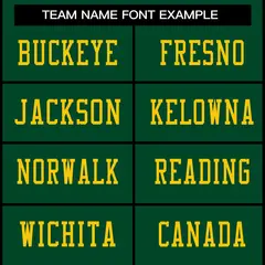 Green Gold-Red Classic Style Authentic Football Jersey 3