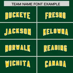 Green Gold Retro Sleeve Line Authentic Football Jersey 3