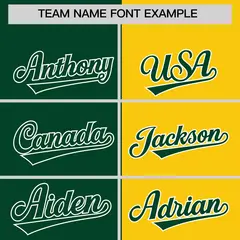 Green Gold Split Two Tone Varsity Full-Zip Letterman Bomber Jacket 3