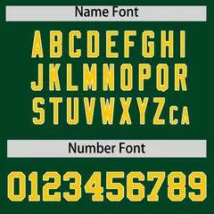 Green Gold Star Ribbing Authentic Baseball Jersey 4