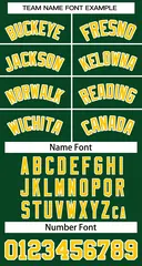 Green Gold-White Classic Basketball Jersey 2