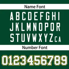 Green Gold White Classic Lace-Up Neck Hockey Jersey 5