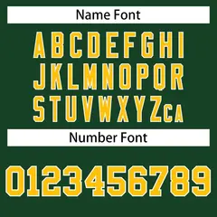 Green Gold-White Classic Mesh Authentic Football Jersey 4