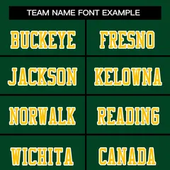Green Gold-White Classic Mesh Football Jersey 3