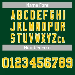 Green Gold-White Classic Style Authentic Baseball Jersey 6