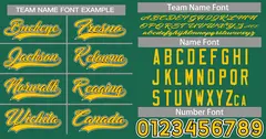 Green Gold-White Classic Style Authentic Baseball Jersey 3