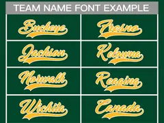 Green Gold-White Classic Style Hockey Jersey 3