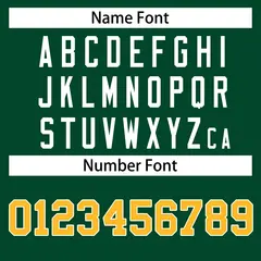 Green Gold-White Classic Style Hockey Jersey 4