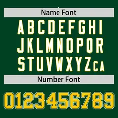 Green Gold Zebra Stripes Graffiti Authentic Baseball Jersey 4