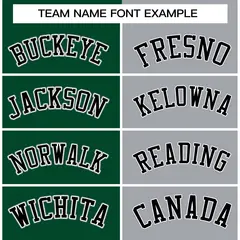 Green Gray-Black Two Tone Split Varsity Letterman Jacket 5