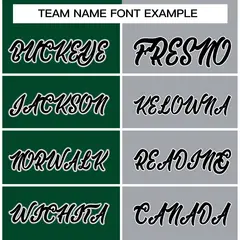 Green Gray-Black Two Tone Split Varsity Letterman Jacket 5