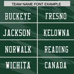 Green Gray Scratch Pattern Authentic Football Jersey 3