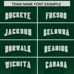 Green Gray Vertical Gradient Stripe Team Football Jersey 3