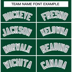 Green Gray-White Classic Hockey Jersey 3