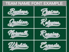 Green Gray-White Classic Hockey Jersey 3