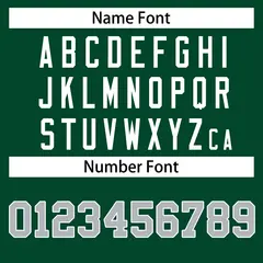 Green Gray-White Classic Hockey Jersey 4