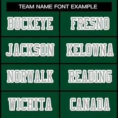 Green Gray-White Classic Style Authentic Football Jersey 3