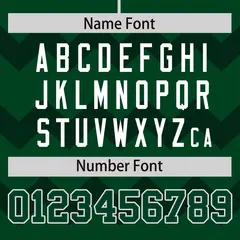 Green Gray-White Ripple Design Authentic Baseball Jersey 3