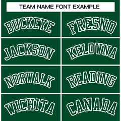 Green Green-White Classic Varsity Full-Snap Letterman Jacket 3