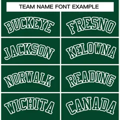 Green Green-White Classic Varsity Full-Snap Letterman Jacket 5