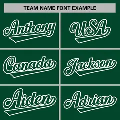 Green Green-White Classic Varsity Full-Snap Letterman Jacket 5