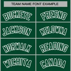 Green Green-White Classic Varsity Full-Snap Letterman Jacket 5