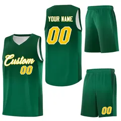 Green Kelly Green Gradient Basketball Jersey Sports Uniform 7