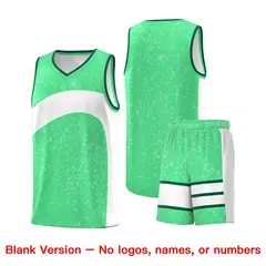 Green Kelly Green Irregular Dot Graffiti Basketball Jersey 7