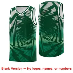 Green Kelly Green Lightning Halftone Dot Basketball Jersey 6