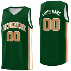 Green Khaki Classic Fashion Sportwear Basketball Jersey
