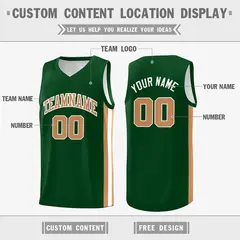 Green Khaki Classic Fashion Sportwear Basketball Jersey 2