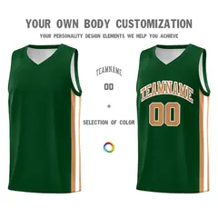Green Khaki Classic Fashion Sportwear Basketball Jersey 3
