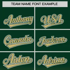 Green Khaki Gradient Letterman Varsity Jacket Hoodie 5