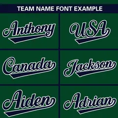 Green Navy Color Block Raglan Baseball Jersey 3