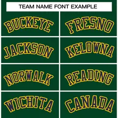 Green Navy-Gold Raglan Varsity Full-Snap Letterman Jacket 5