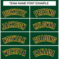 Green Navy-Gold Raglan Varsity Full-Snap Letterman Jacket 5