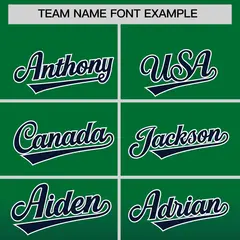 Green Navy Gradient Varsity Full-Snap Letterman Jacket Hoodie 5